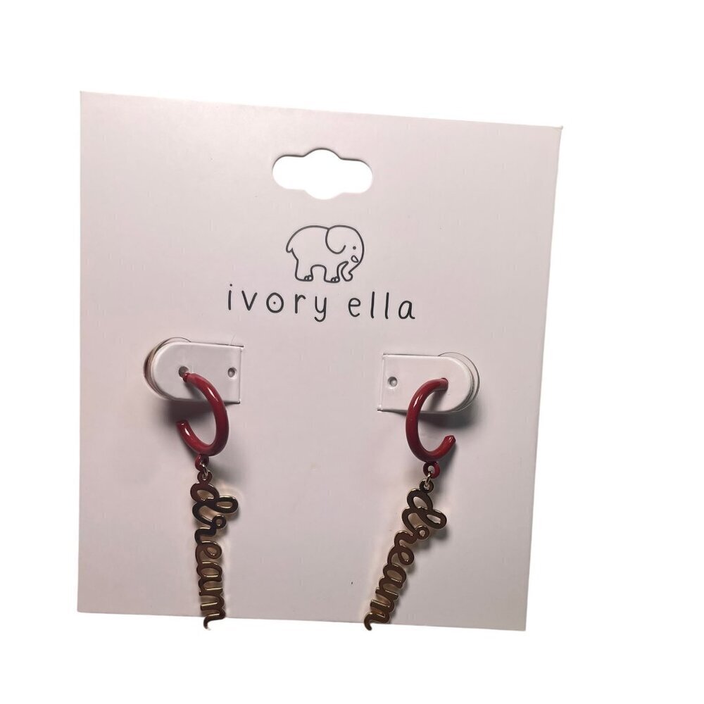 Ivory Ella Dream Hoop Earrings – NWT